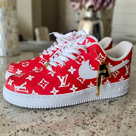 lv x nike air force 1 red|lv air force 1 stockx.